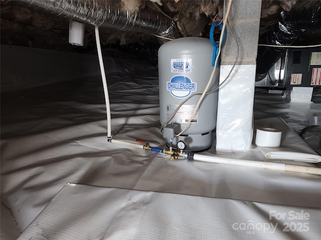 utility room featuring crawl space