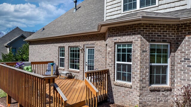 3815 10th St NE, Hickory, NC 28601 - view of wooden deck