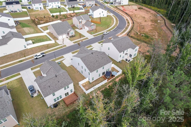 birds eye view of property featuring a residential view