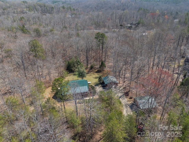 aerial view with a view of trees