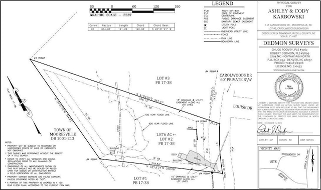 113 Carolwoods Dr, Mooresville NC, 28115 land for sale