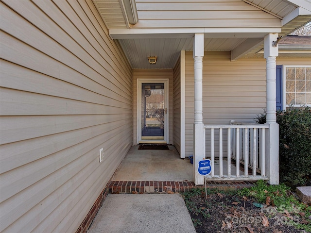 view of entrance to property