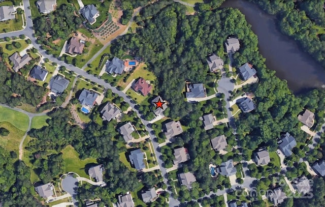 722 Fairway Point Dr, Fort Mill, SC 29708 - birds eye view of property with a residential view