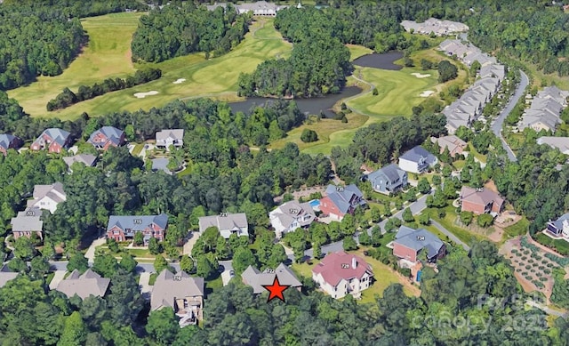 722 Fairway Point Dr, Fort Mill, SC 29708 - birds eye view of property with golf course view and a residential view