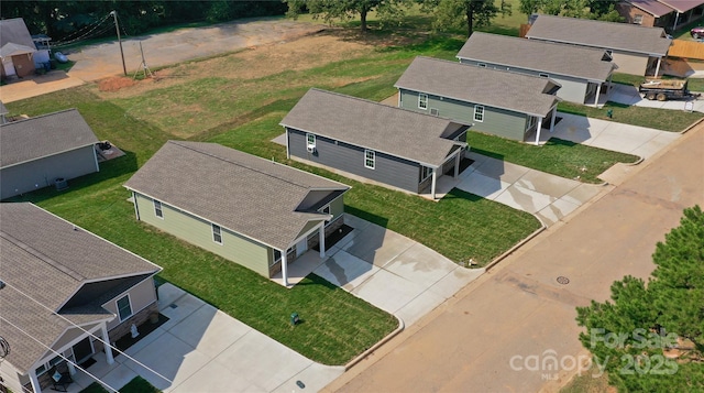 birds eye view of property featuring a residential view