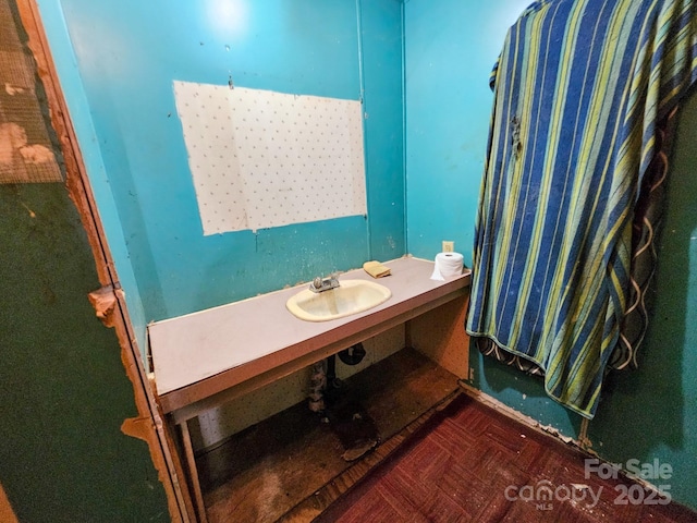 bathroom with a sink