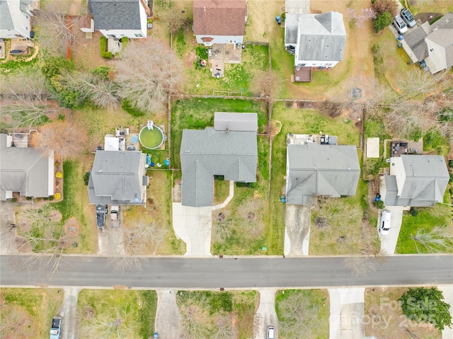 drone / aerial view featuring a residential view