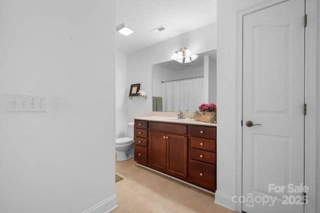 824 Wynnshire Dr Unit D, Hickory, NC 28601 - full bath featuring vanity, tile patterned flooring, toilet, and baseboards