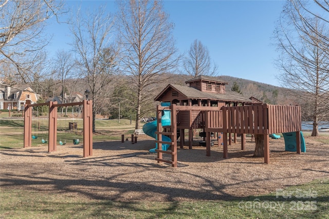 view of communal playground