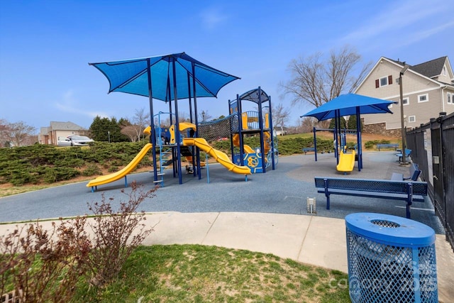 view of community playground