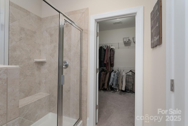 303 Ridge Reserve Dr Unit 29, Clover, SC 29710 - full bathroom with a stall shower and a walk in closet