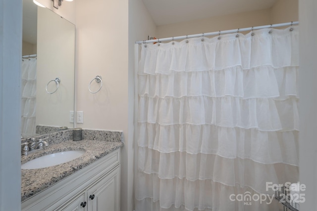 303 Ridge Reserve Dr Unit 29, Clover, SC 29710 - full bathroom with vanity and a shower with curtain