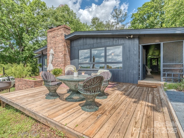 109 Joe Teague Rd, Hickory, NC 28601 - deck featuring outdoor dining area