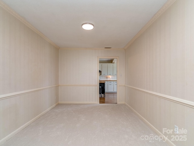 109 Joe Teague Rd, Hickory, NC 28601 - carpeted spare room featuring crown molding
