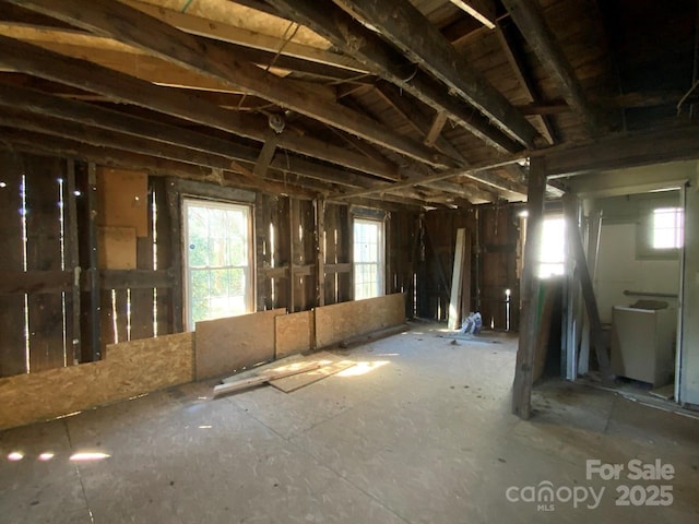 miscellaneous room with a wealth of natural light