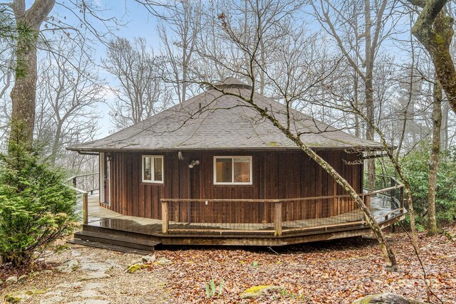 830 Fortescue Rd, Zirconia, NC 28790 - exterior space featuring roof with shingles