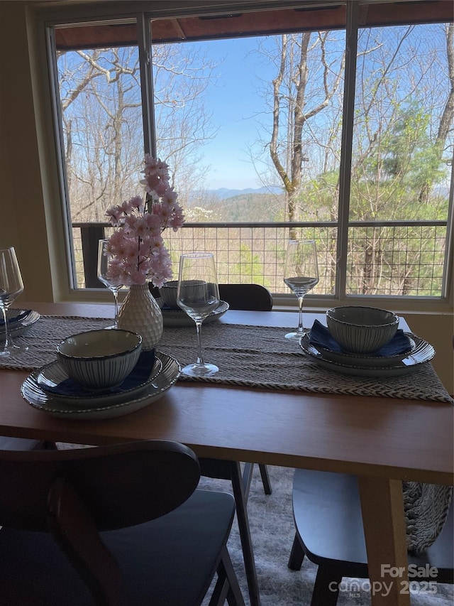 830 Fortescue Rd, Zirconia, NC 28790 - sunroom / solarium with plenty of natural light and a mountain view
