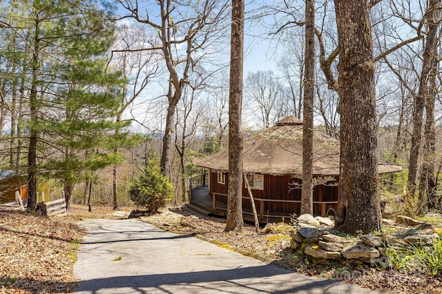 830 Fortescue Rd, Zirconia, NC 28790 - view of front of home with a porch and roof with shingles