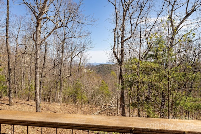 830 Fortescue Rd, Zirconia, NC 28790 - view of yard with a forest view