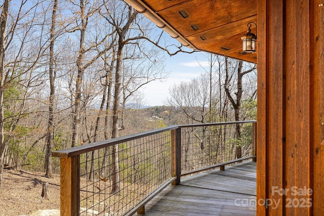 830 Fortescue Rd, Zirconia, NC 28790 - view of wooden deck