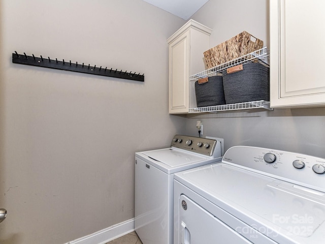 816 Springs Rd, Dallas, NC 28034 - laundry area with washing machine and clothes dryer, cabinet space, and baseboards