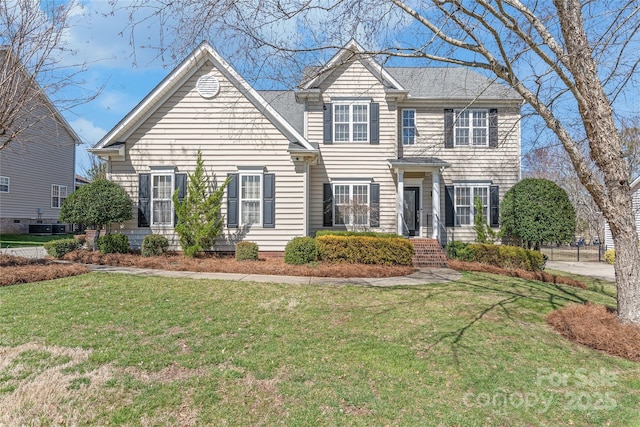 10615 Persimmon Creek Dr, Mint Hill, NC 28227 - colonial home featuring a front yard