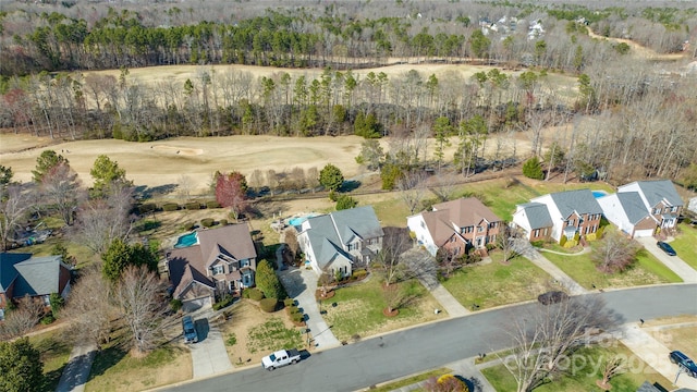 birds eye view of property featuring a residential view