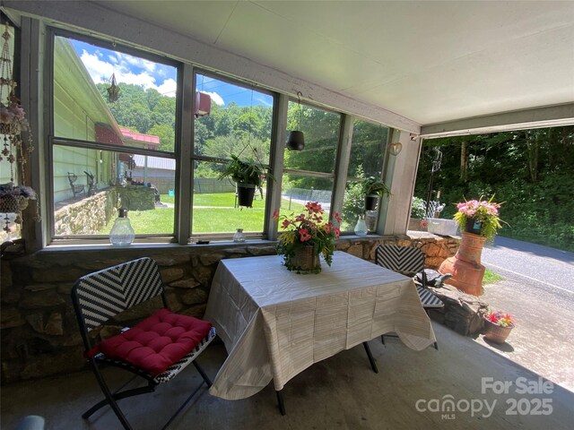 895 Laurel Valley Rd, Mars Hill, NC 28754 - view of sunroom / solarium