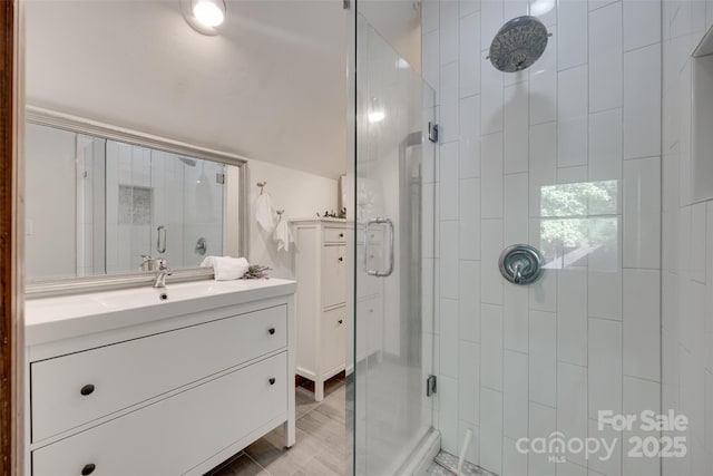 6688 Pine Forest Dr, York, SC 29745 - full bathroom with a stall shower and vanity