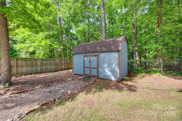 6688 Pine Forest Dr, York, SC 29745 - view of shed with a fenced backyard