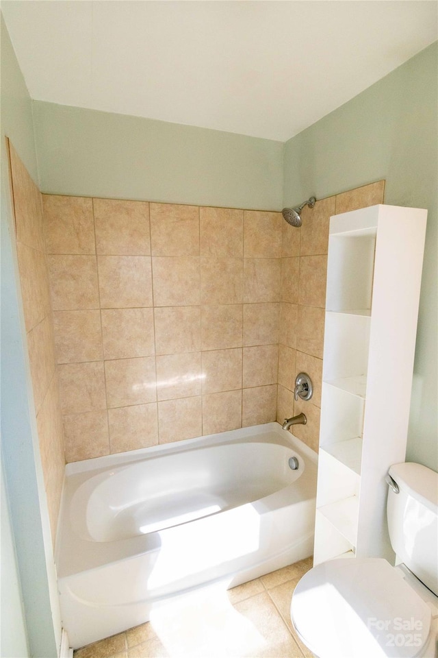 full bath featuring  shower combination and toilet