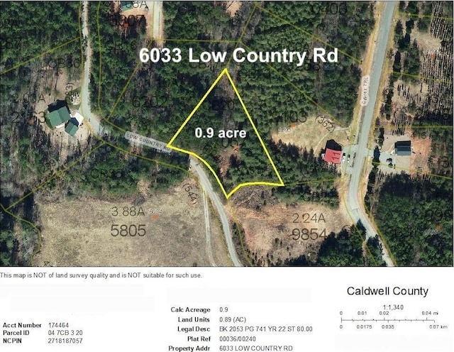 6033 Low Country Rd, Lenoir, NC 28645 - map