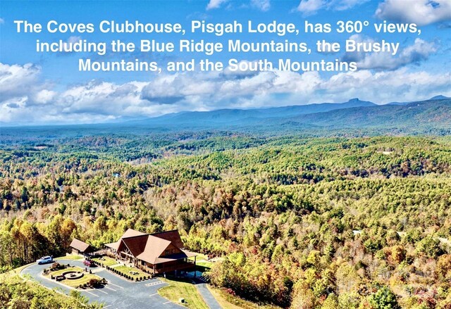 6033 Low Country Rd, Lenoir, NC 28645 - bird's eye view featuring a mountain view and a view of trees