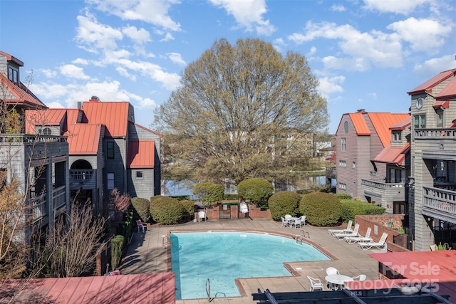 9035 J M Keynes Dr Unit 33, Charlotte, NC 28262 - pool featuring a patio area