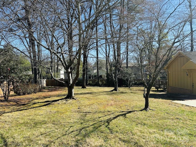 view of yard