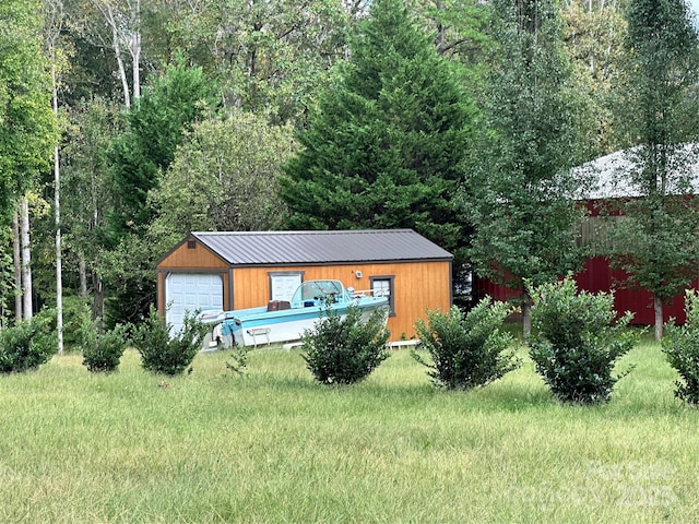 view of outbuilding with an outdoor structure