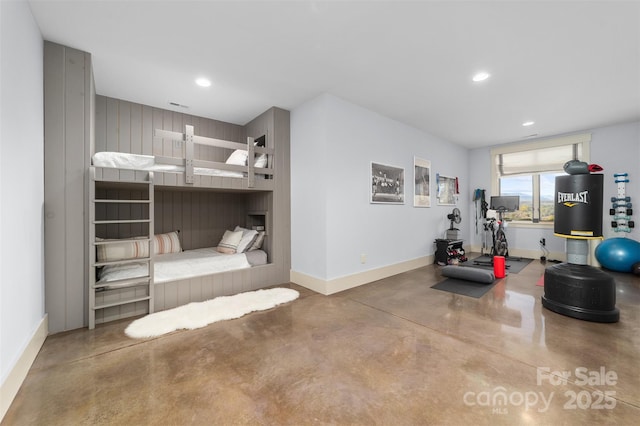 68 Cinch Knot Dr, Nebo, NC 28761 - workout area featuring baseboards and recessed lighting