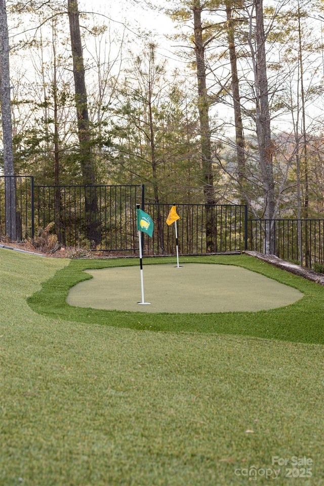 68 Cinch Knot Dr, Nebo, NC 28761 - view of home's community with a putting area