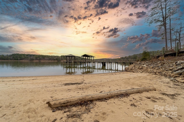 68 Cinch Knot Dr, Nebo, NC 28761 - dock area featuring a water view