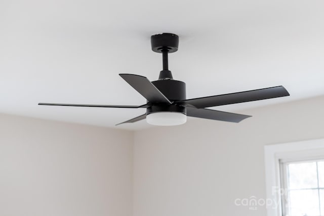 details featuring ceiling fan