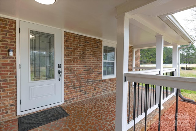 2005 Douglas Rd, Lancaster, SC 28720 - entrance to property with brick siding and covered porch