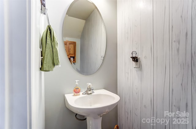 bathroom with a sink