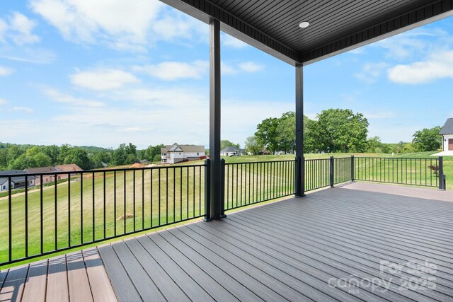 4227 Holly Cir NE, Conover, NC 28613 - deck with a lawn