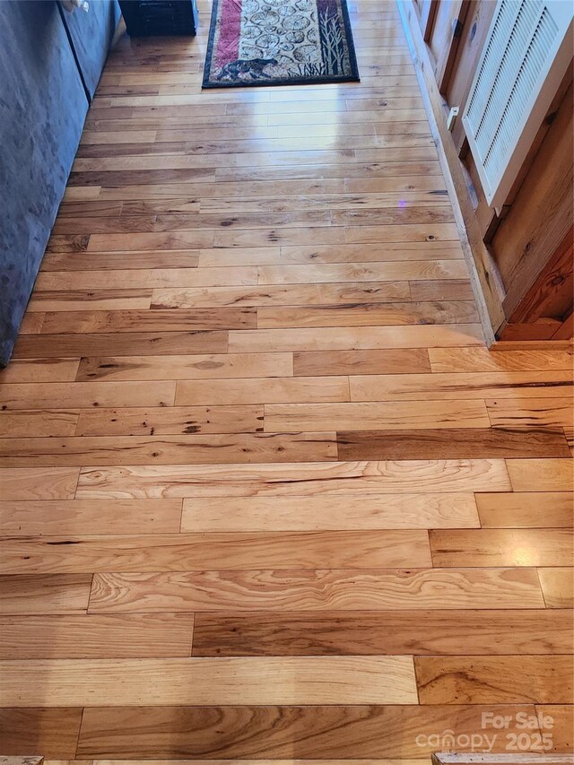 interior details with wood finished floors