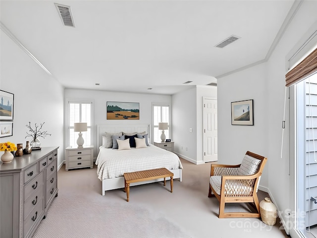 6200 Summertree Ln, Charlotte, NC 28226 - bedroom with light colored carpet, baseboards, and multiple windows