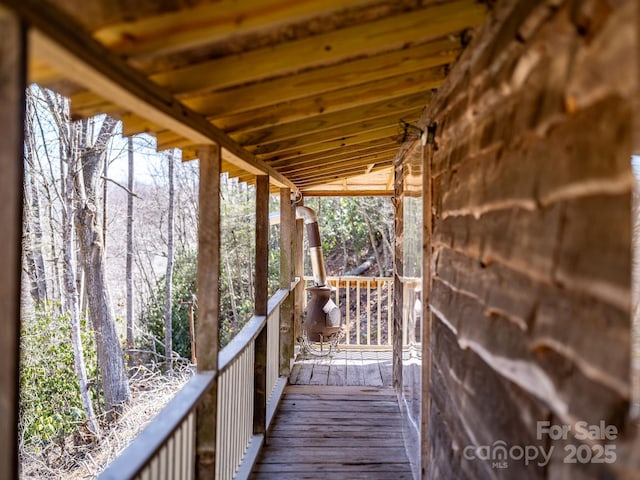 view of deck