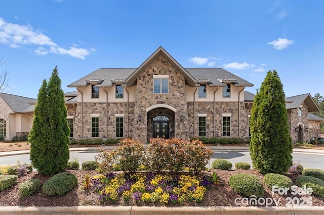 4354 Persimmon Rd, Lancaster, SC 29720 - view of front of home with stucco siding and stone siding