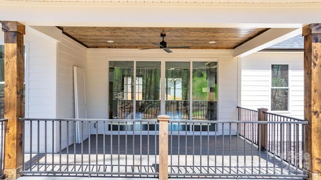 3732 Whitney Dr NE, Hickory, NC 28601 - property entrance featuring a ceiling fan