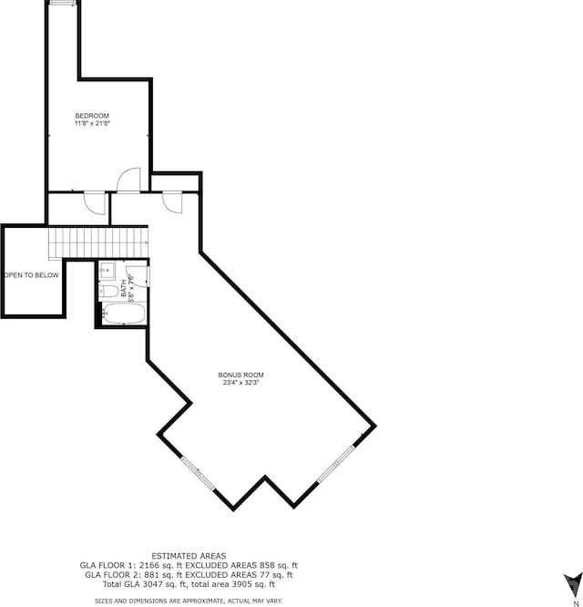 3732 Whitney Dr NE, Hickory, NC 28601 - view of property floor plan