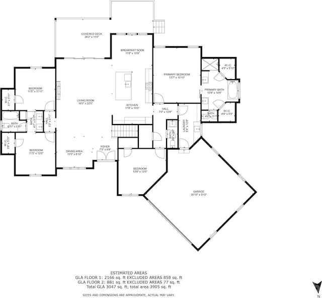 3732 Whitney Dr NE, Hickory, NC 28601 - view of room layout